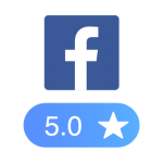 We’re rated 5 out of 5 stars on Facebook.